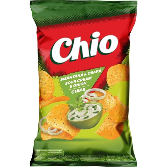 Chips Smantana&Ceapa 125g CHIO
