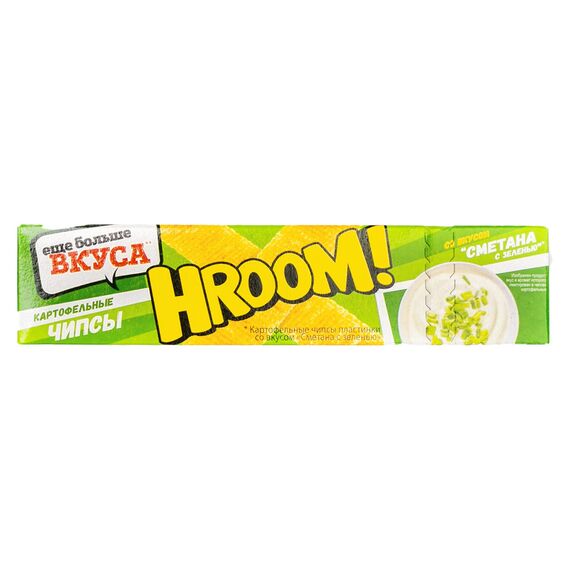Cipsuri placute smintina si verdeata 50 g HROOM