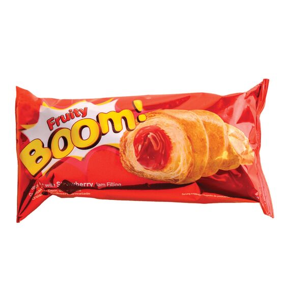 Круассан FRUITY клубничный джем 50г BOOM
