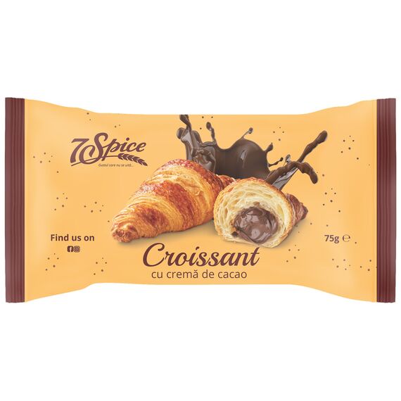 Croissant cu crema/cacao 75g 7 SPICE