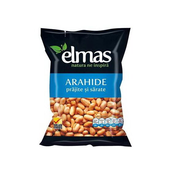 Арахис очищенный жареный с солью 300г ELMAS
