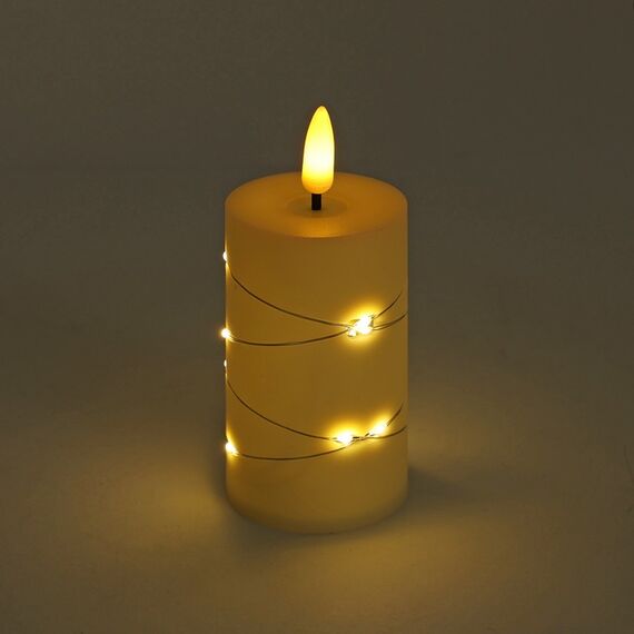 Lumanare decor  Plastic 5x9cm Led