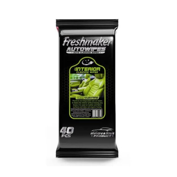 AutoWipes Servetele umede p/u elemente salon 40 buc FRESHMAKER