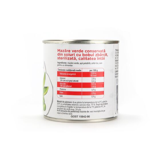 Mazare verde conservata c/m 425ml O! PRET MIC MIC, foto 4 - linella.md