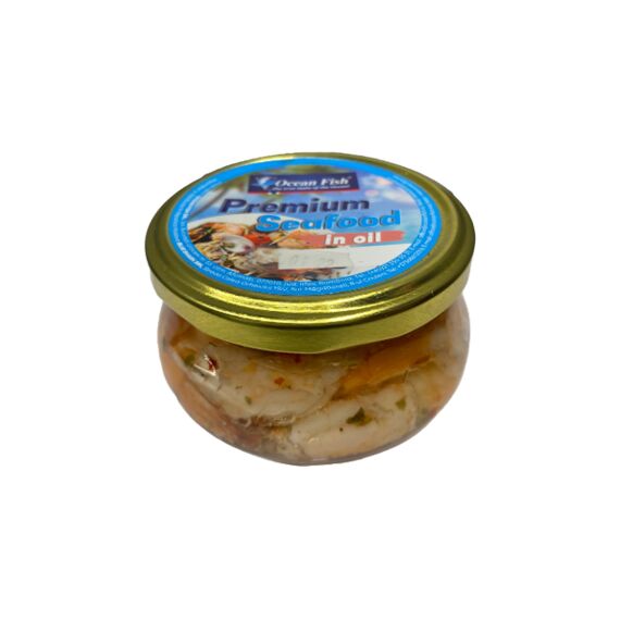 Creveti Deliciosi cu usturoi in ulei, b/s 210g OCEAN FISH, foto 2 - linella.md