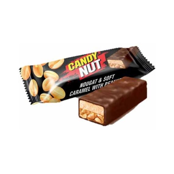 Bomboane Candy Nut Nuga caramela cu arahide, 1kg ROSHEN, foto 2 - linella.md