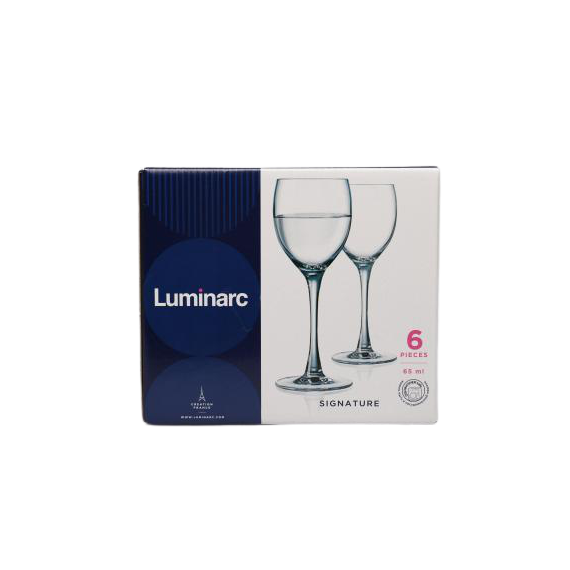 Set pocale Signature vin 250ml, 6buc. LUMINARC, foto 2 - linella.md