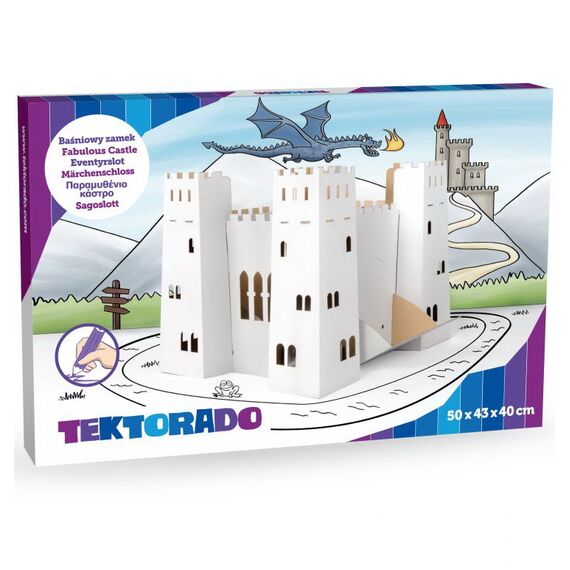 Картонный Сказочный замок TEKTORADO, изображение 2 - linella.md