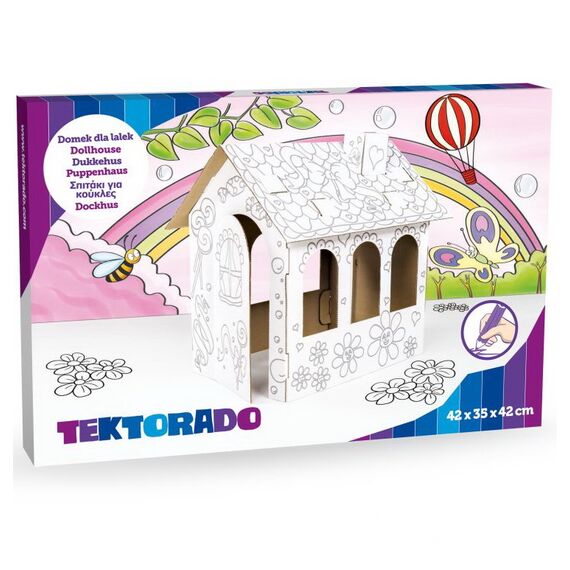 Картонный Кукольный домик TEKTORADO, изображение 2 - linella.md