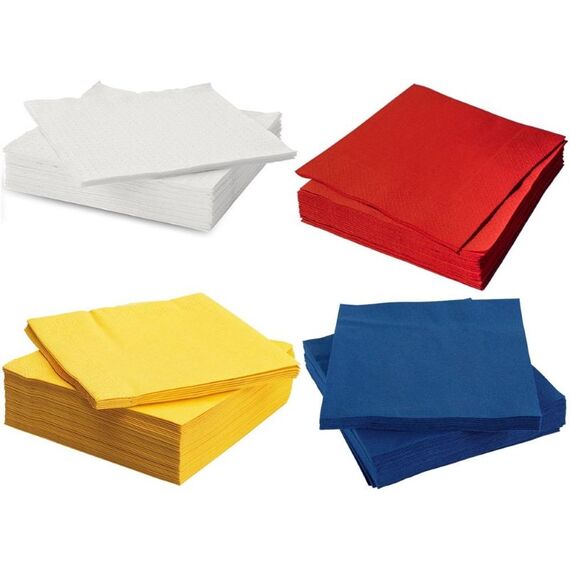 Servetele Colorate Mix 33x33 3str*20buc PAW, foto 3 - linella.md