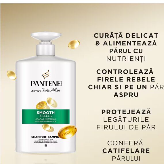 Шампунь Smooth&Sleek 800мл PANTENE, изображение 2 - linella.md