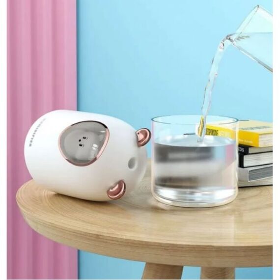 Lumina de noapte - Umidificator Bear, USB  300ml, foto 2 - linella.md