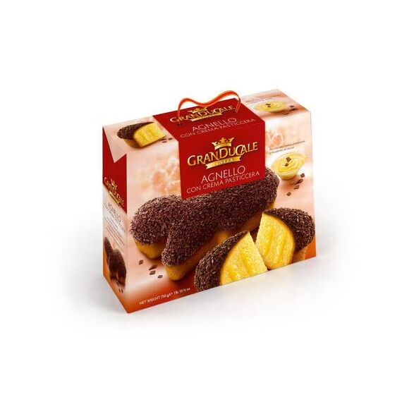Cozonac cu crema de patiserie Agnello 750g GRANDUCALE
