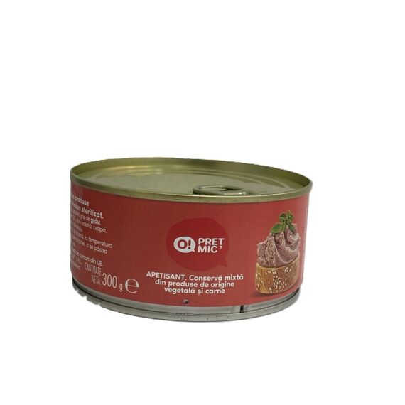 APETISANT. Conserva mixta din prod. vegetale si carne 300g O! PRET MIC MIC