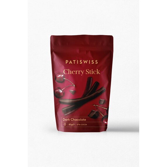 PATISWISS Betisoare visina cu ciocolata 80g