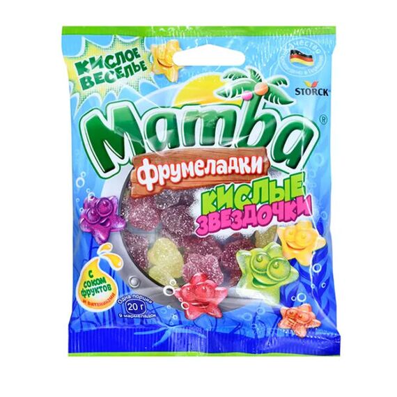 MAMBA Marmelada Gumata Sour Star 70g