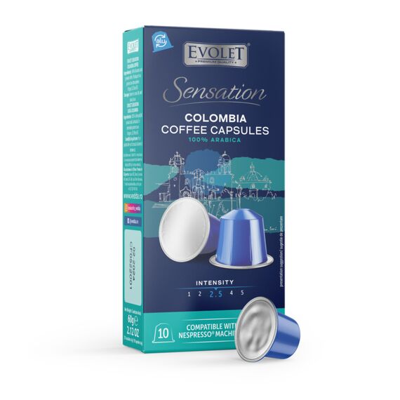 EVOLET Sensation Cafea capsule Colombia 60g (6g x 10buc)