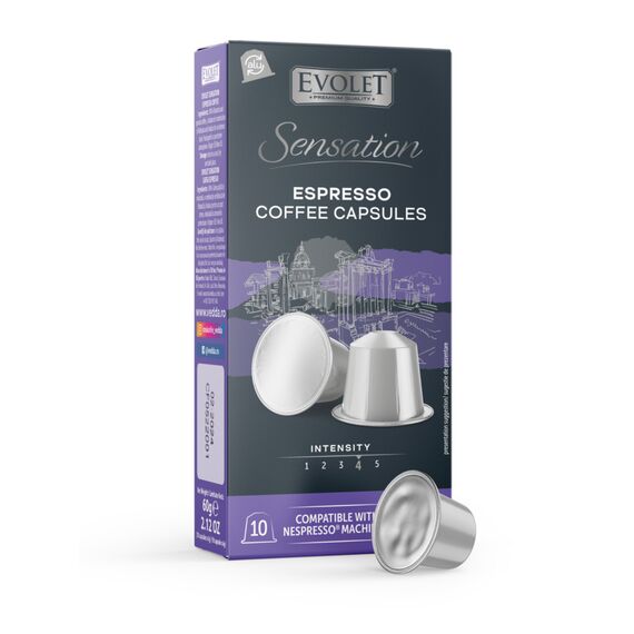 EVOLET Sensation Cafea capsule Espresso 60g (6g x 10buc)