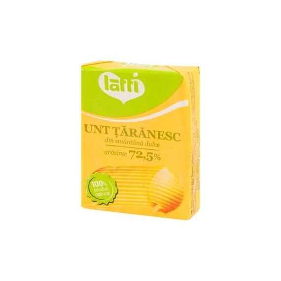 LATTI Unt din smantana dulce 72.5%, 180g