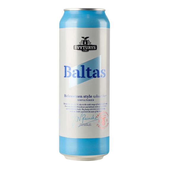 SVYTURYS Baltas Bere nefiltrata 0.568l