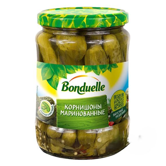 BONDUELLE Castraveti cornison marinati 550g