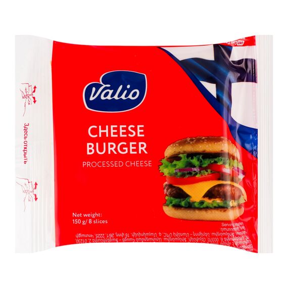 VALIO Brinza topita. BURGER, slise 150g