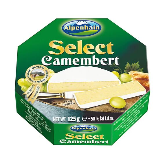 ALPENHAIN Brânză Select Camembert 125g