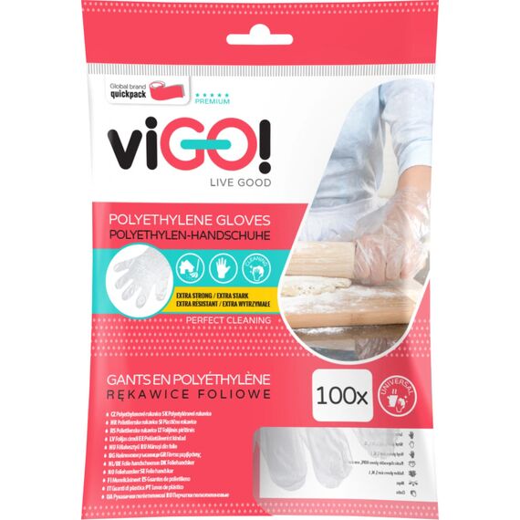 VIGO Manusi folie HDPE 100buc