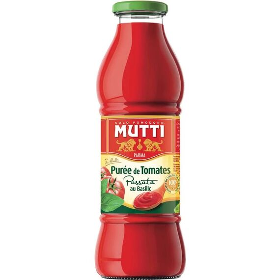 MUTTI Piure de rosii cu busuioc 700g
