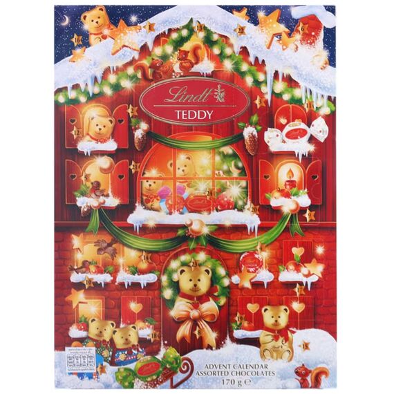 LINDT TEDDY Advent Calendar Xmas 170g