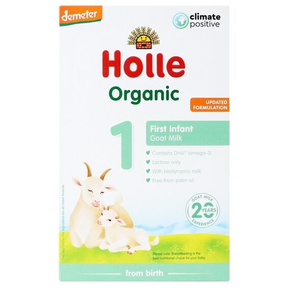 HOLLE Organic Amestec de lapte praf, pe bază de lapte de capră 1 (0m+) 400g