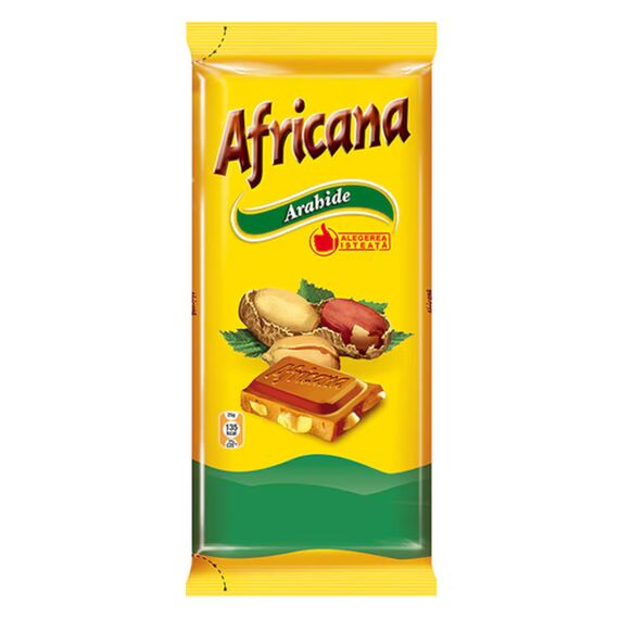 AFRICANA Ciocolata Arahide 80g