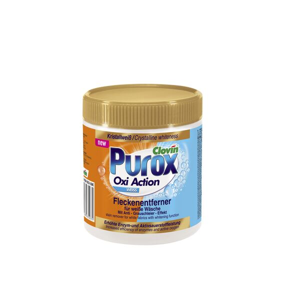 PUROX Detergent oxygen indepartarea petelor rufe albe 750g