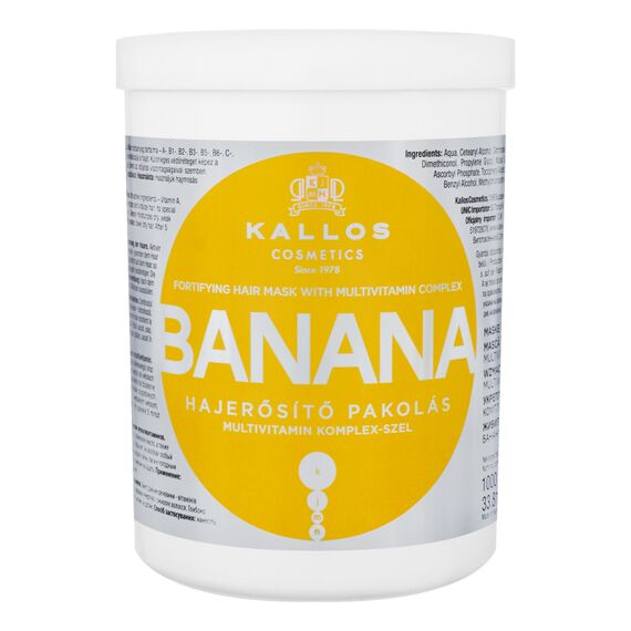 KALLOS Masca Banane si Multivitamine 1000ml