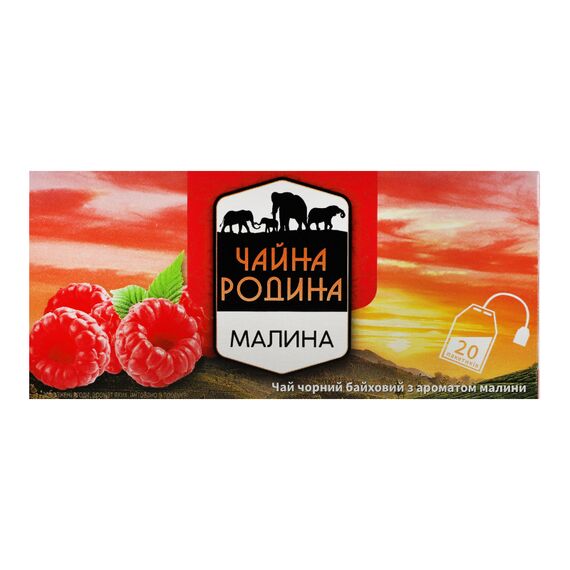 TEA FAMILY Ceai cu aromă de zmeură 20buc*1,5 g
