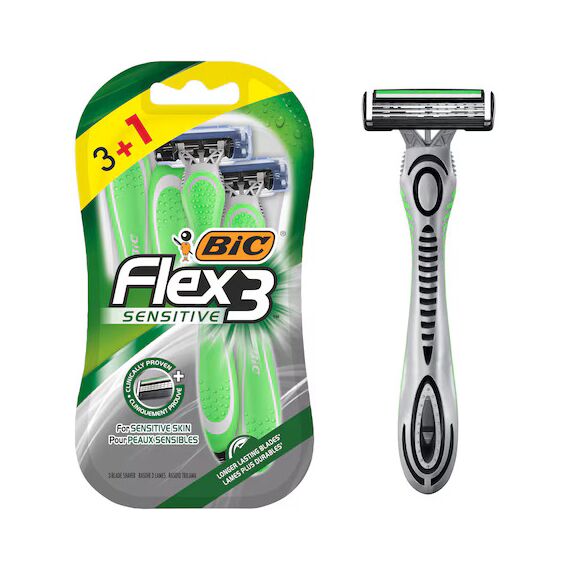 BIC Aparat ras Men 3Flex Sensitive 3+1
