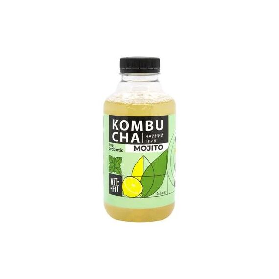 VIT-FIT Bautura Kombucha Mojito 0.5l