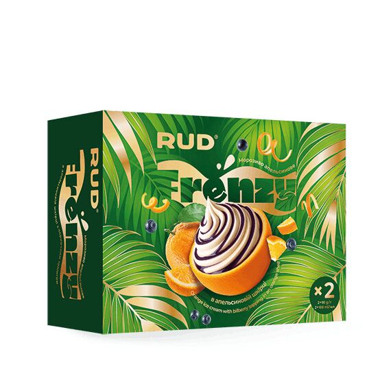 RUD Inghetata in coaja de portocala 2x90g