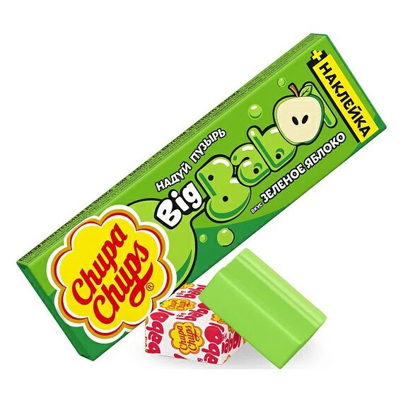 CHUPA CHUPS Guma de mestecat Big Babol cu aroma de mar 21g