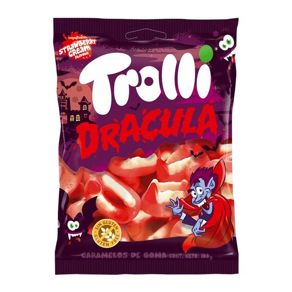 TROLLI Bomboane gumate Draculas 100g