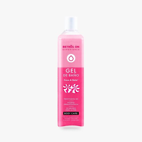 BETRES ON Gel de dus, căpșuni și smântână 750ml