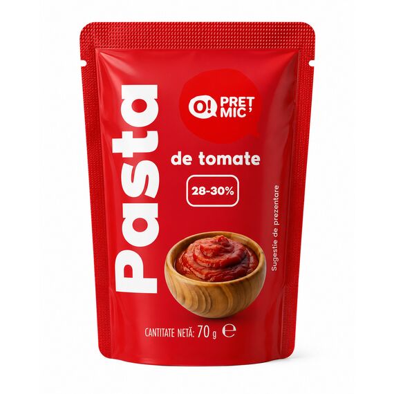 O! PRET MIC Pasta de tomate 28-30%, d/p 70g