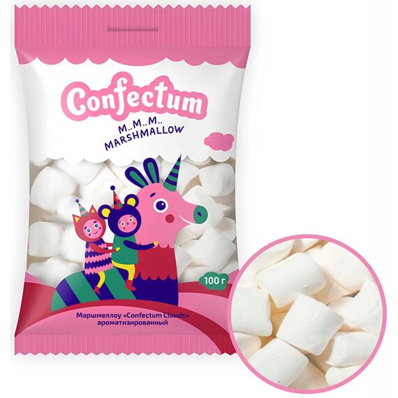 CONFECTUM Marshmellou Clouds cu plombir si vanilie 100g