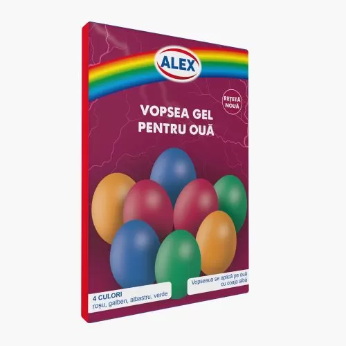 ALEX Vopsea gel 4 culori 16g