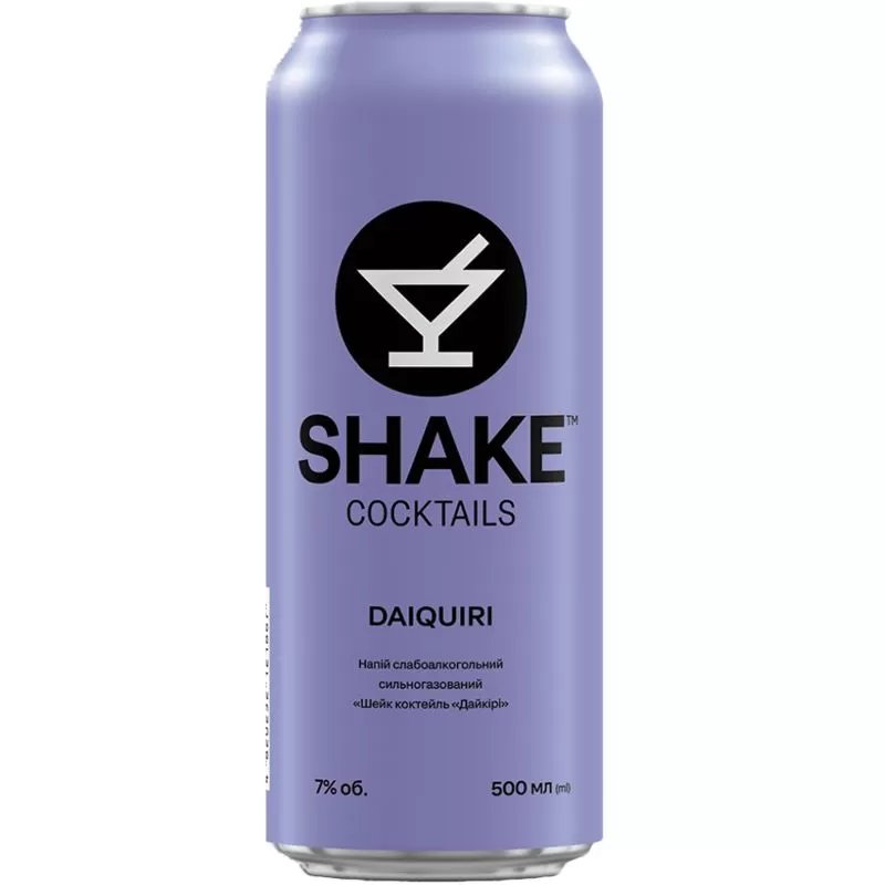 SHAKE Слабоалкогольный напиток ДАЙКИРИ  0,5л