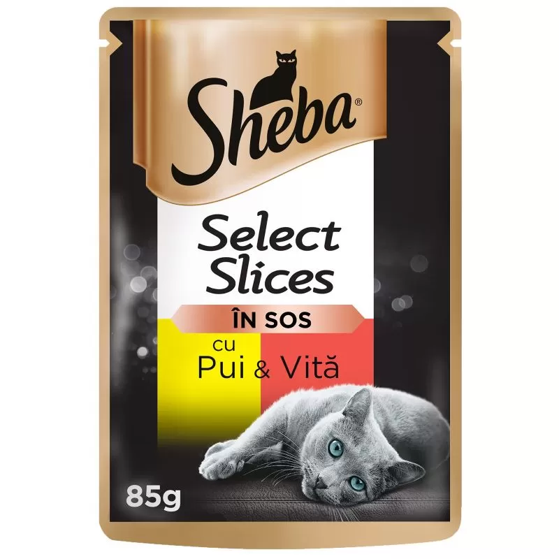 SHEBA Cat food Beef&Chicken sauce 85g