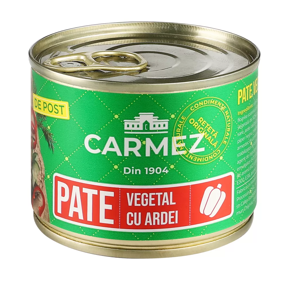 CARMEZ Паштет растительный с перцем 200г