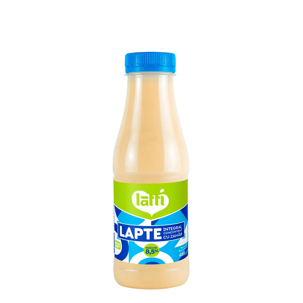 LATTI Lapte condensat cu zahăr 8,5%, 480 g