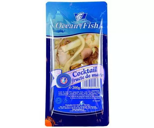 OCEAN FISH Коктейль морепродуктов в масле 500г
