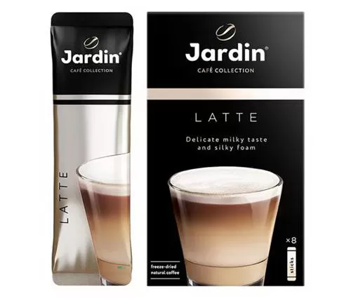 JARDIN Кофе растворимый Latte 3в1 8 стиков
